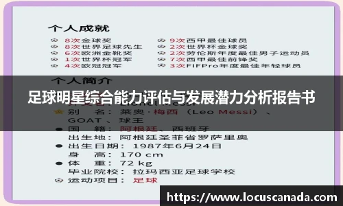 足球明星综合能力评估与发展潜力分析报告书